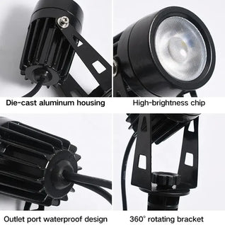 Smart RGB Landscape Light – App-Controlled Waterproof Garden Spotlight