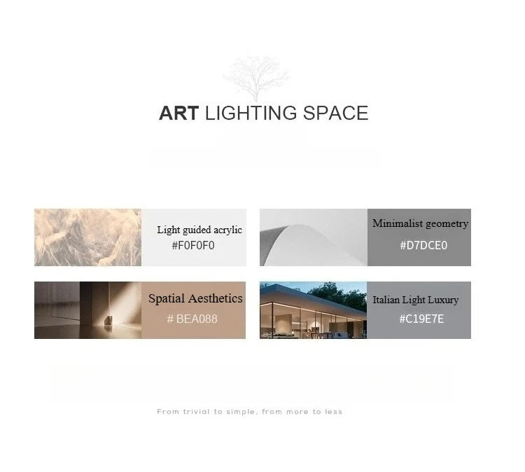 Italian Modern Luxury Linear LED Chandelier with Minimalist Designer Style