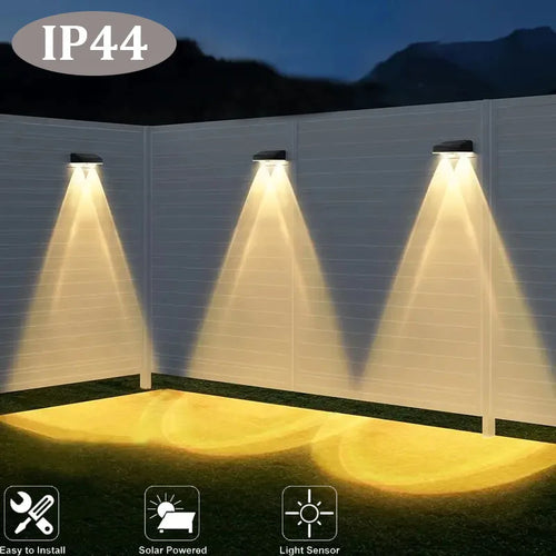 Solar Fence Decorative Lights – RGB Outdoor Smart Lighting