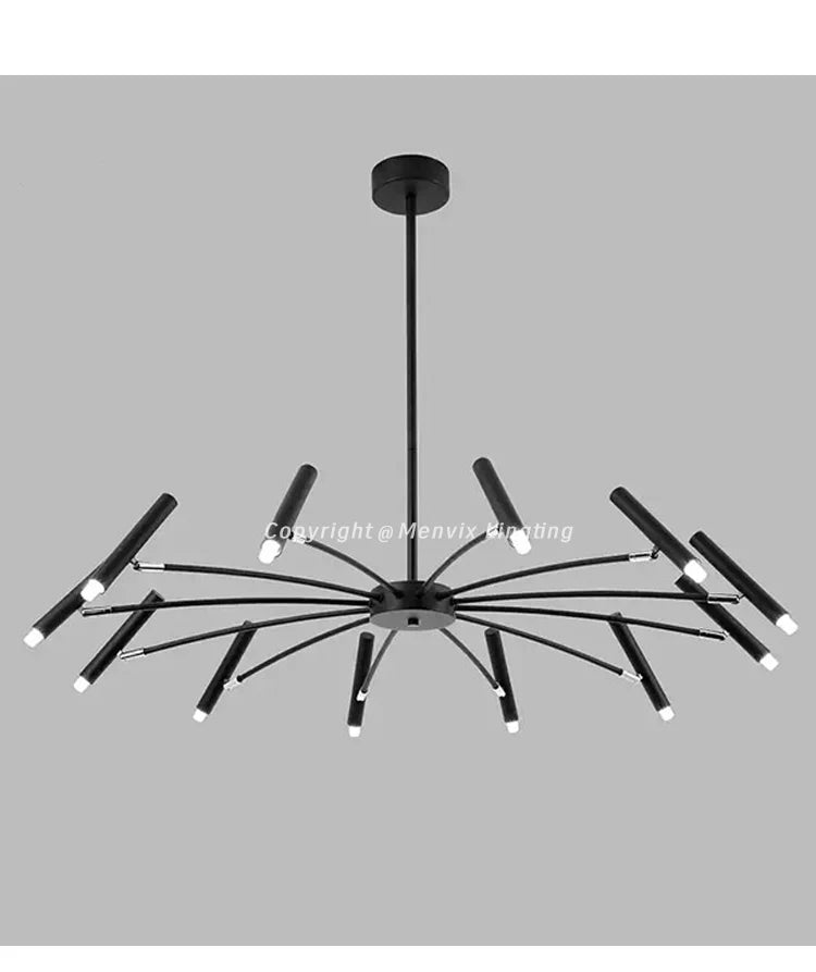 Modern Dimmable LED Chandelier with High-Lumen Illumination