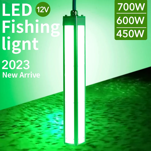 2025 LED Underwater Fishing Light – High-Brightness Submersible Fish Attractor
