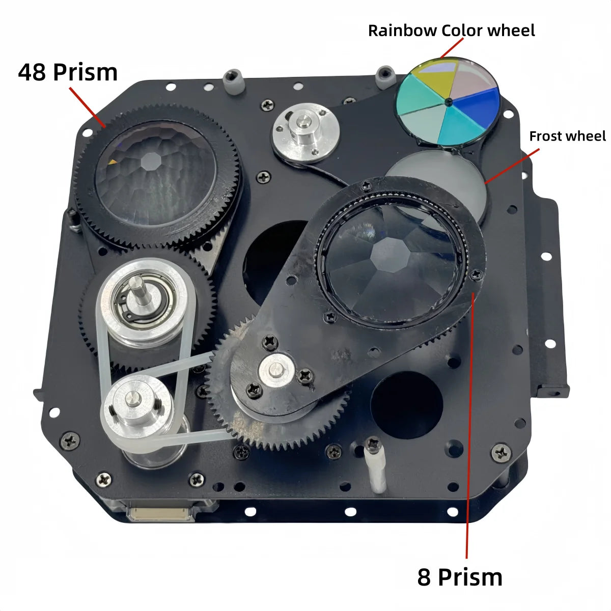 380W 20R Moving Head Beam Light – DMX512 Stage Lighting with Dual Prism, 14 Gobos & RGB Halo Effects