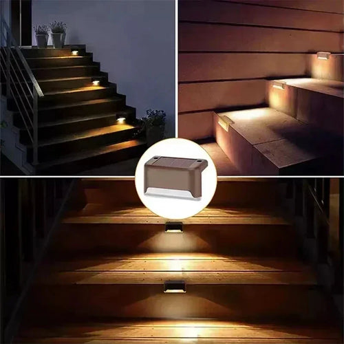 Solar Step Lights Outdoor – IP65 LED Stair & Pathway Lighting