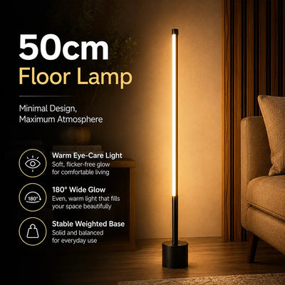Mini Voice-Controlled LED Floor Lamp – 3M, 180° Lighting