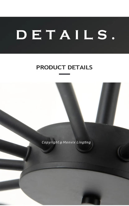 Modern Dimmable LED Chandelier with High-Lumen Illumination