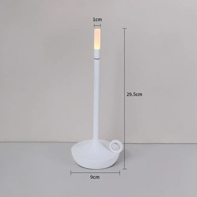Rechargeable LED Candle Table Lamp – Touch-Control Ambient Light