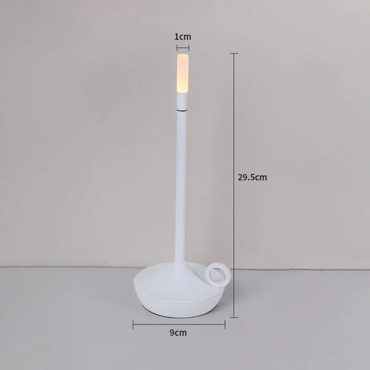 Rechargeable LED Candle Table Lamp – Touch-Control Ambient Light