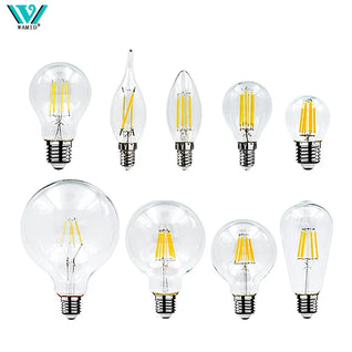 Vintage LED Edison Bulb – E14 / E27 Filament Light