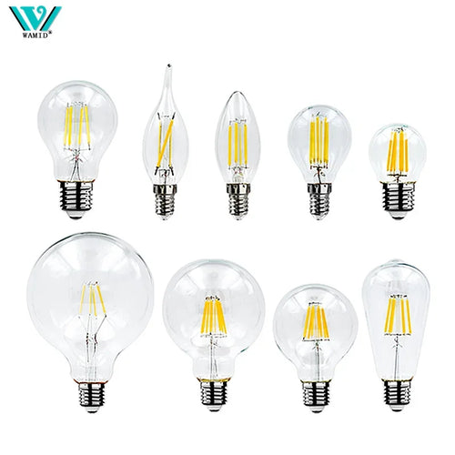 Vintage LED Edison Bulb – E14 / E27 Filament Light