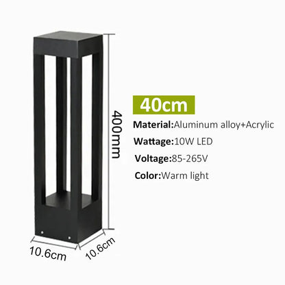 Outdoor Lawn Lights LED IP54 Waterproof Warm Light Lawn Lamp Landscape Walkway Lighting Porch Patio Ambiance Decoration Lighting