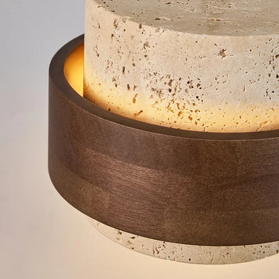 Minimalist Stone LED Pendant Light – Japanese-Inspired Design