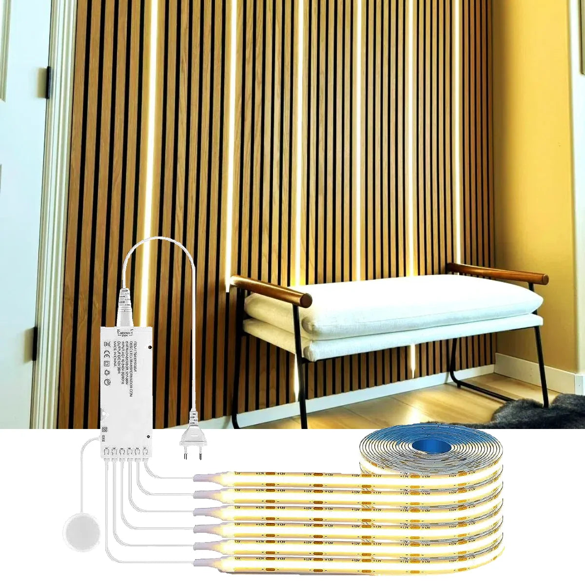 COB LED Strip Light with Sensor