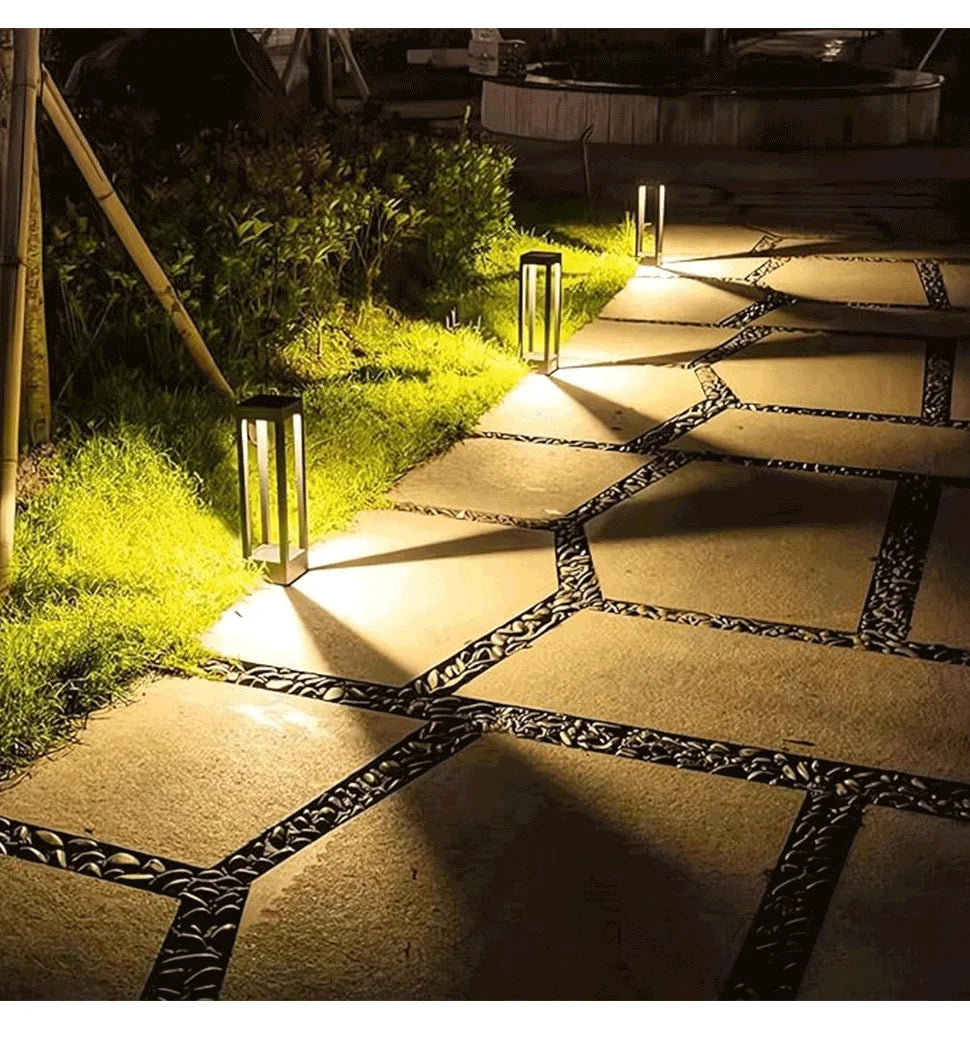 Outdoor Lawn Lights LED IP54 Waterproof Warm Light Lawn Lamp Landscape Walkway Lighting Porch Patio Ambiance Decoration Lighting