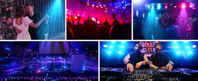 30W RGBW LED Moving Head Gobo Light – DMX Stage & DJ Lighting