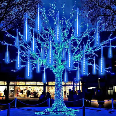 30cm LED Meteor Shower Rain Lights for Outdoor