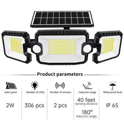 Solar Outdoor 305 LED Security Flood Lights