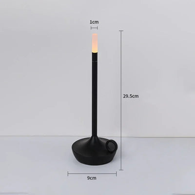 Rechargeable LED Candle Table Lamp – Touch-Control Ambient Light