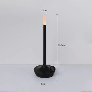 Rechargeable LED Candle Table Lamp – Touch-Control Ambient Light