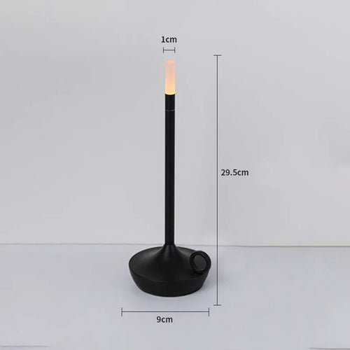 Rechargeable LED Candle Table Lamp – Touch-Control Ambient Light