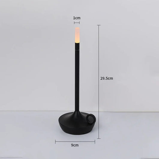 Rechargeable LED Candle Table Lamp – Touch-Control Ambient Light