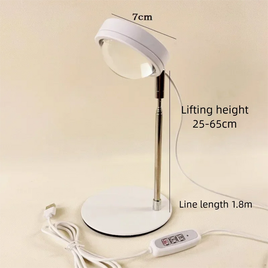 Convex Lens LED Grow Light 4000K Full Spectrum Plant Lamp for Indoor Plants & Aquariums
