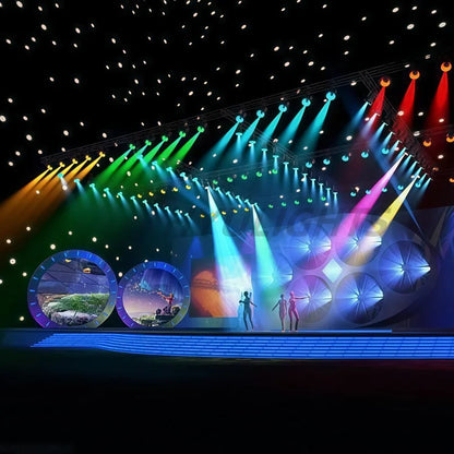 7×40W RGBW 4-in-1 LED Moving Head Light