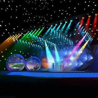 7×40W RGBW Moving Head Light – DMX Wash Beam Zoom Stage Lighting