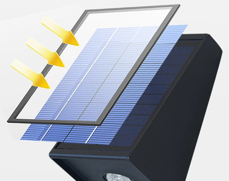 Outdoor Solar Lights Sunlight Garden Fence Outdoor Solar Lights Solar Stair Lights Up and Down Courtyard Street Modern Wall Lamps