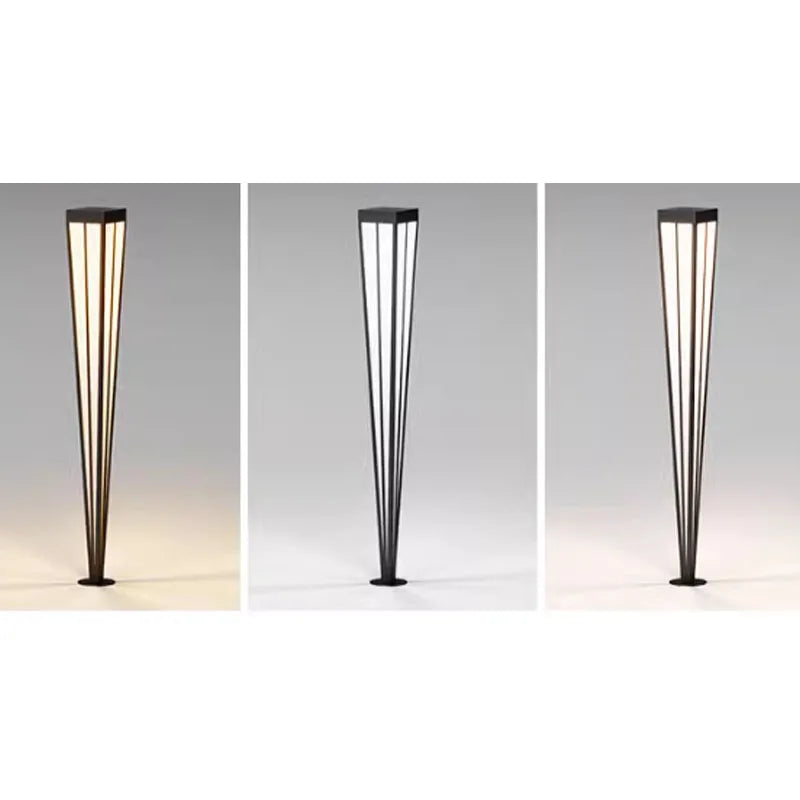 Solar LED Lawn Light Solar Garden Light 12W Solar LED Outdoor Aluminum Acrylic Garden Bollard