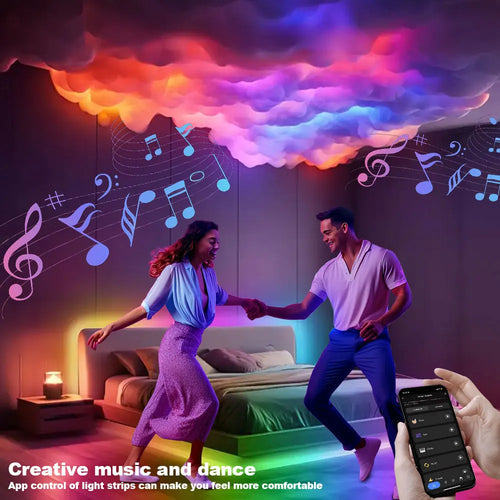 RGB 3D Thundercloud Light – Smart LED Cloud Lamp