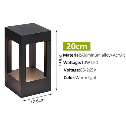 Outdoor Lawn Lights LED IP54 Waterproof Warm Light Lawn Lamp Landscape Walkway Lighting Porch Patio Ambiance Decoration Lighting