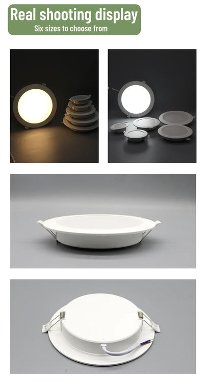 Recessed LED Downlight – Universal Voltage 110–240V