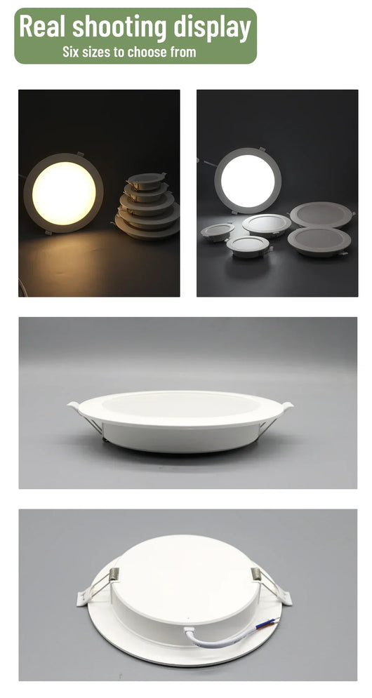 Recessed LED Downlight – Universal Voltage 110–240V