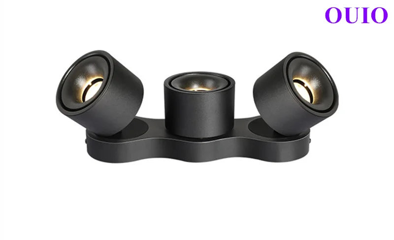 Folding Rotating COB LED Downlight with Adjustable Brightness