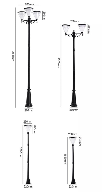 Solar LED Garden Street Lamp
