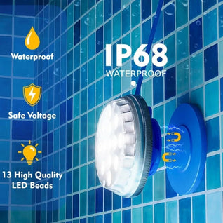 Solar Underwater Swimming Pool Lights with Remote Control