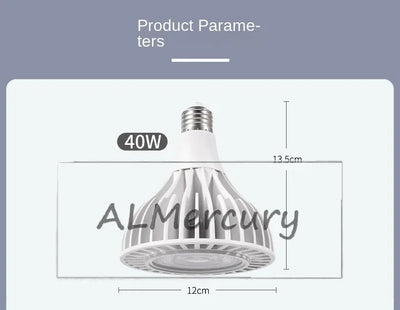 E27 Full Spectrum COB LED Grow Light Bulb for Indoor Plants & Greenhouse Cultivation