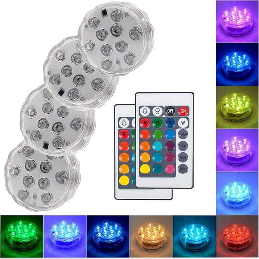 RGB Solar Floating Pool Light – IP68 Waterproof with Remote Control