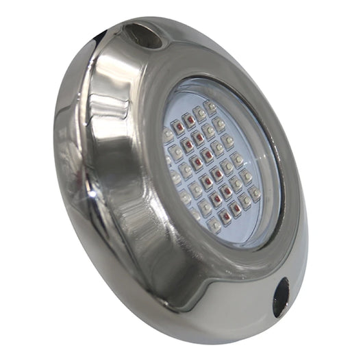 120W RGBW Marine LED Underwater Light – IP68 316L Stainless Yacht & Pool Lamp