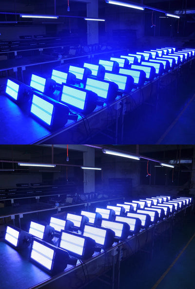1000W LED RGB Stage Light – DMX Strobe, Wash & Multi-Effect Lighting