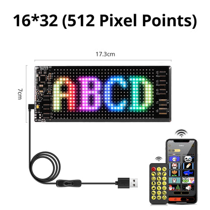 LED Car Programmable Matrix Display Panel