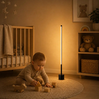 Mini Voice-Controlled LED Floor Lamp – 3M, 180° Lighting