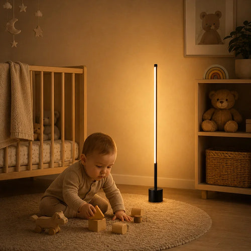 Mini Voice-Controlled LED Floor Lamp – 3M, 180° Lighting
