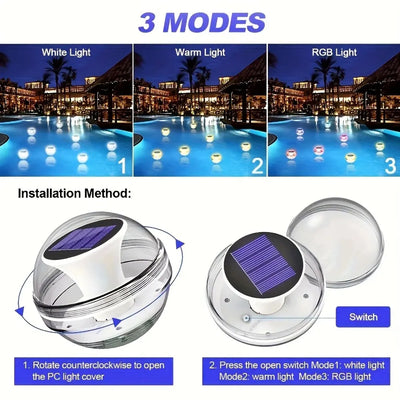 LED Solar Floating Pool Light Ball