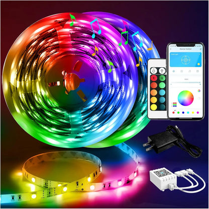 Led Smart Strip Lights with App Control Remote