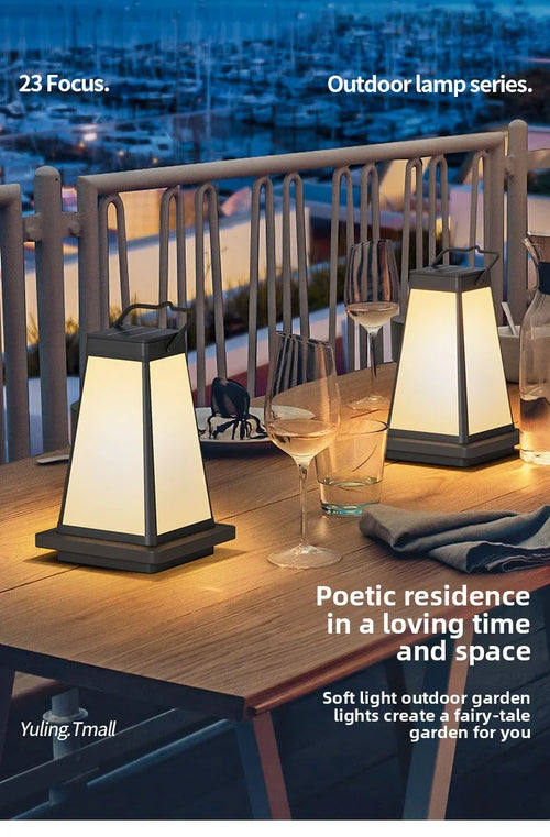 Portable Solar Outdoor Lamp – Waterproof Garden & Patio Light