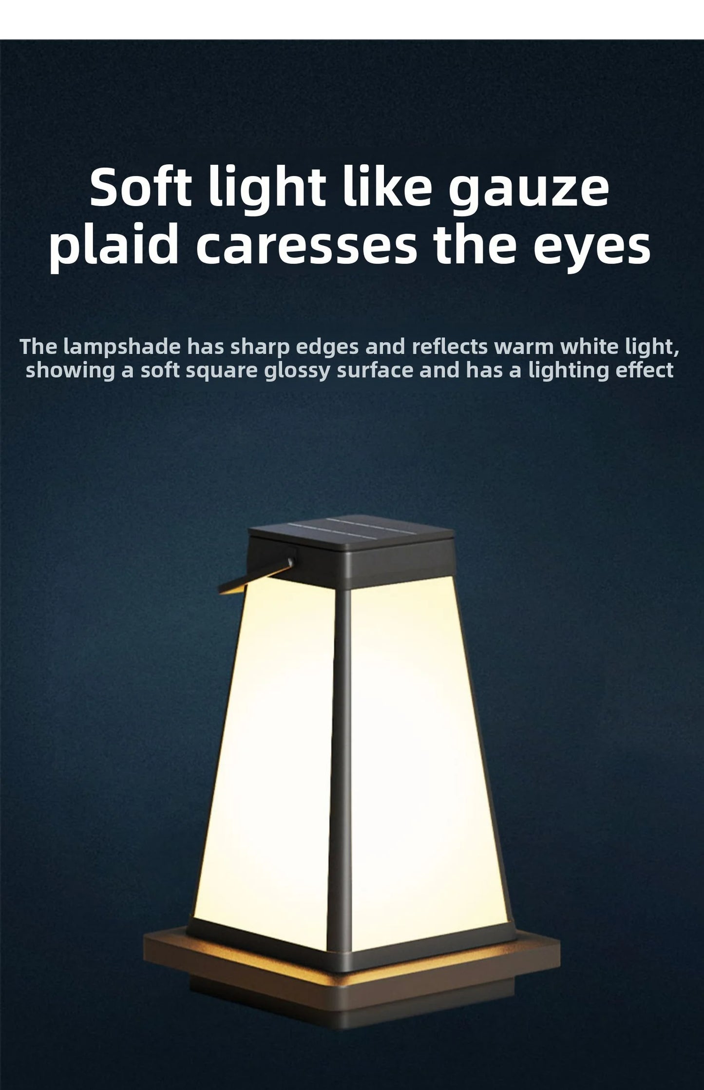 New Outdoor Waterproof Solar Garden Lawn Lamp Camping Balcony Garden Decoration Ambient Light Outdoor Dining-Table Portable Lamp