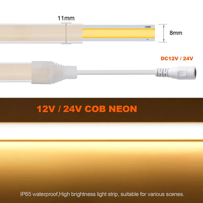 Neon Strip Light 12V 24V Dimmable 320 LEDs