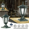 Outdoor Solar Post Light Waterproof Garden Lamp with Pier Mount Base Decorative Solar Lights for Pole Outside Luces Solares