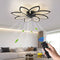 Modern LED Ceiling Fan Light with Remote Control